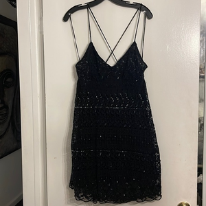 Zara‎ babydoll crochet drres
